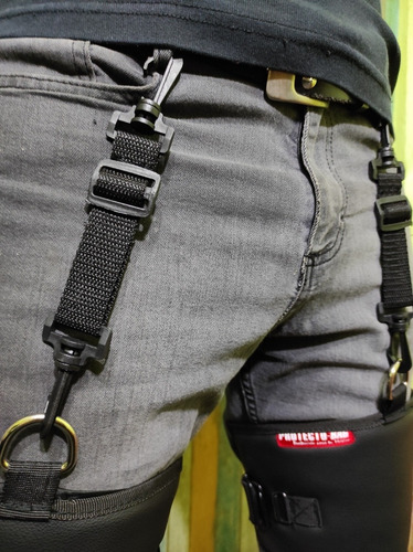 Imagen 8 de 10 de Chaparreras Motociclista Protección Pantalones Biker Msi