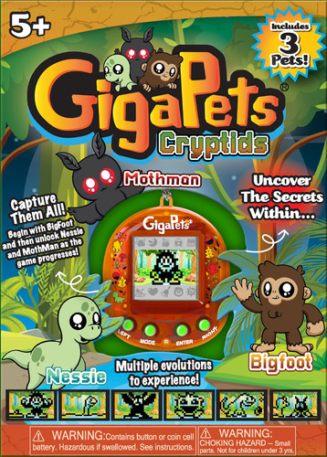 Juguete Retro Giga Pets Cryptids Nessie Mascota Virtual