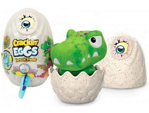 Crackin Eggs Jurassic Friends Huevo Figura Gigante C/ Sonido