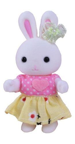 Imagen 3 de 9 de Familia De Conejos Juego Muebles De Cocina Simil Sylvanian