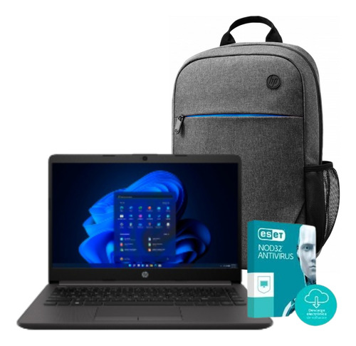 Combo Laptop Hp 240 G8 I5/8gb/256gb + Mochila Hp Y Antivirus