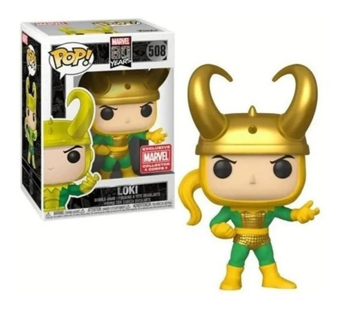 Loki Funko Pop 80 Years #508, Exclusivo Collectors Corp