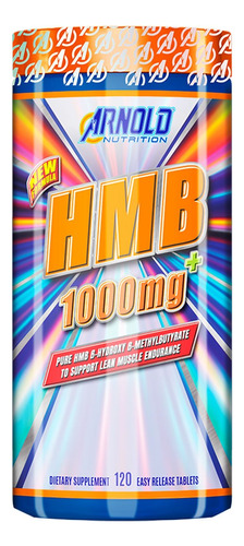 Hmb - Arnold Nutrition (120 Tabs) Sabor Sem Sabor