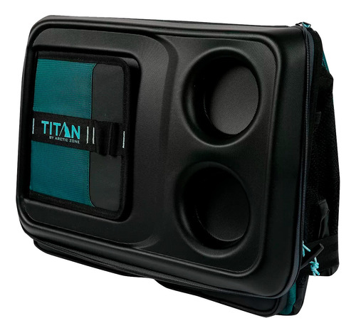 Titan Hielera Plegable 50 Latas Deep Freeze Negro/amarillo