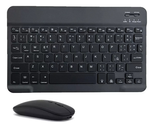 Teclado Español Inalámbrico Bluetooth Para Tablet Y Laptop