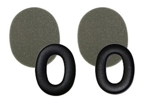 Conjunto De Reposição Hy9 Para Abafador Peltor H9 3m Cor Preto