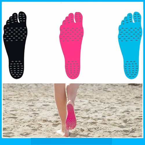 Plantillas Pies Playa Rio Alberca Pasto Tipo Nakefit Fragancia Talla S Tipo De Envase Color Negro