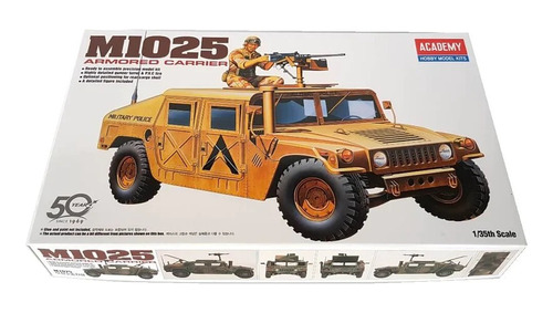 M1025 Humvee 1/35 Academy 13241 Vehiculo Militar Con Figura