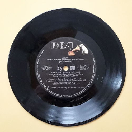 Abba / 7 / Felicidad / Super Trouper / Rcavictor / Argentina