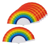 Comprar Abanicos Arco Iris\u002Fmulticolor\u002Fdiversidad X 12 Unidades 