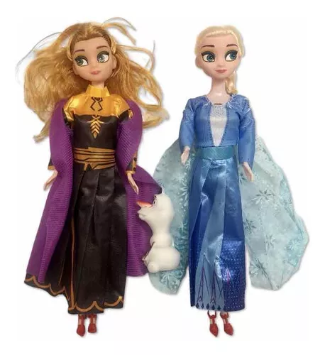 Boneca Frozen - Kit C/ 2 Bonecas (Elsa E Anna)