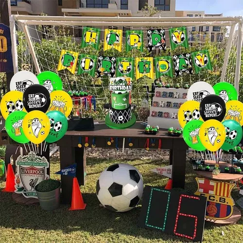 Ideas Cumpleaños Fútbol - Como adornar, decorar y celebrar