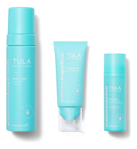 Set De Cuidado De La Piel Tula Acne Heroes Level 3 Rutina Pa