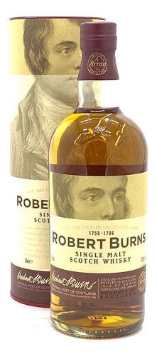 Whisky Arran Robert Burns Single Malt Estuche Bostonmartin