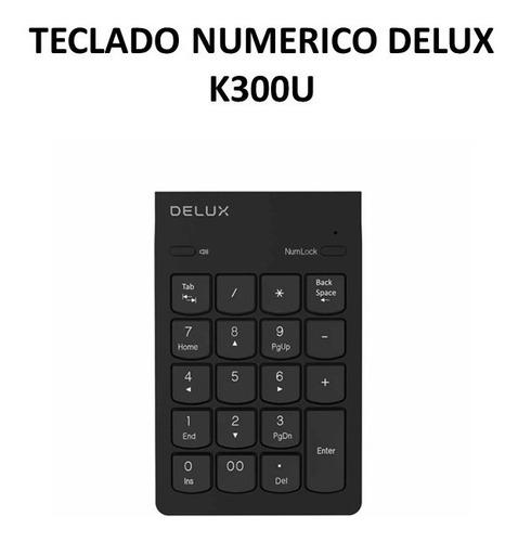 Teclado Numerico K300u Delux