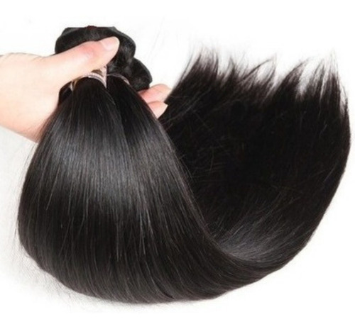 Cabelo Humano Para Mega Hair Liso Na Tela 50cm 50gr 