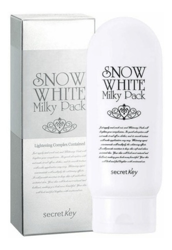 Imagen 2 de 5 de Mascarilla Aclarante Secret Key Snow White Milky Pack