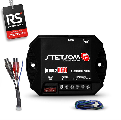 Imagem 3 de 6 de Módulo De Som Digital Stetsom Ir160.2 Rca 160w 2 Ohms