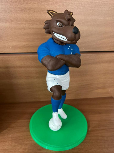 Mascote Do Cruzeiro 28cm 3d