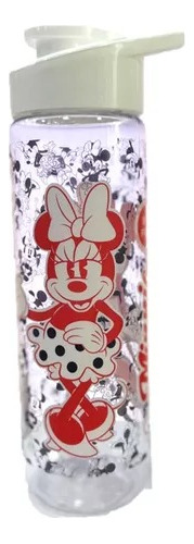 Garrafa Squeeze Disney Minnie Mouse 700 Ml Tampa Branca