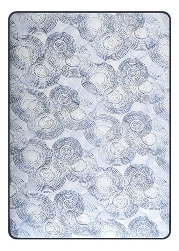 Colchón America Ocean Queen Size Color Azul