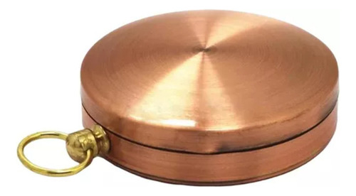 Brújula De Cobre De Bolsillo Clásica, Brújula De Concha