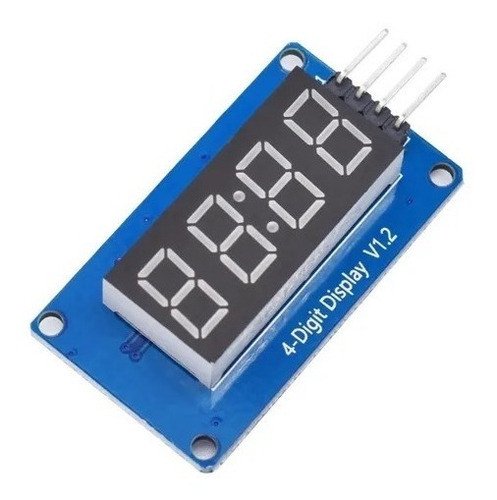Módulo Tm1637 Display 7 Segmentos 4 Dígitos Arduino Diy Led
