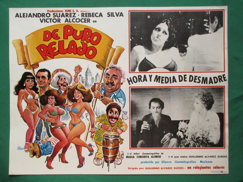 Rebeca Silva De Puro Relajo Sexy-comedia Orig Cartel Cine 3