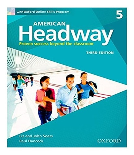 American Headway 5   Student´s Book With Online Skills   03, De Soars, John And Liz. Editora Oxford, Capa Mole Em Inglês