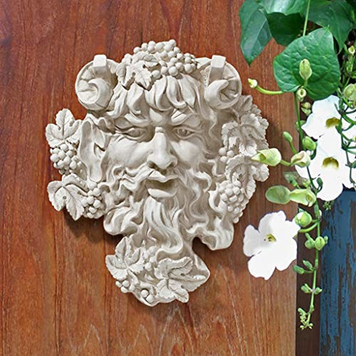 Diseño Toscano Bacchus God Of Wine Greenman Escultura De Pa