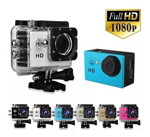 Oferta! Camara Deportiva Hd 1080p Sumergible + Garantia!
