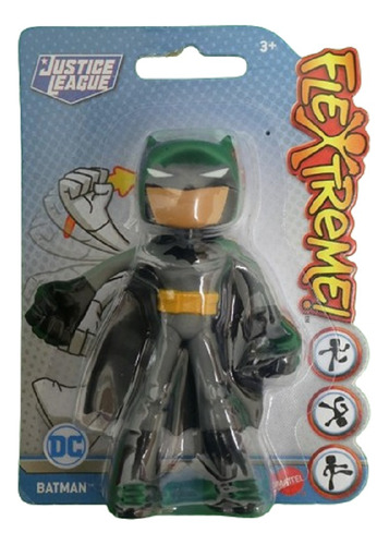 Dc Liga De La Justicia  Flextreme 10 Cm. Batman Negro 