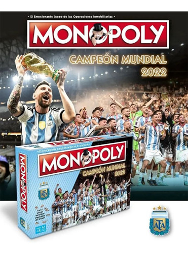 Monopoly Afa Campeones Del Mundo Seleccion Argentina Futbol