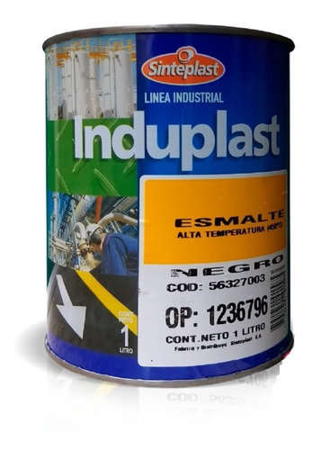 Alta Temperatura Induplast 450ºc Negro Sinteplast 1lt