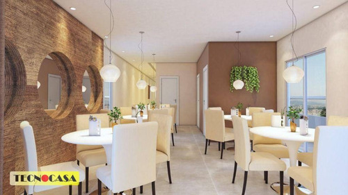 Imagem 6 de 22 de Excelente Apartamento Com 01 Dormitório Para Venda Com 39 M² No Bairro Boqueirão Em Praia Grande/sp. - Ap6706