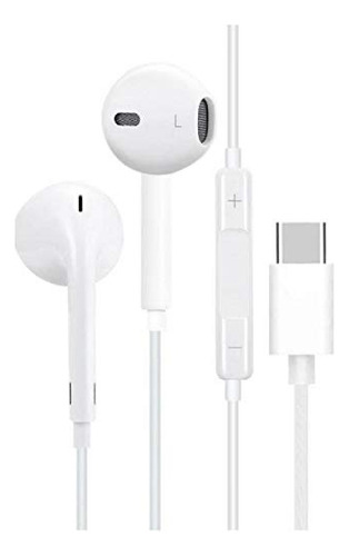Audifonos In Ear Tipo C Mizzo M-6st Color Blanco