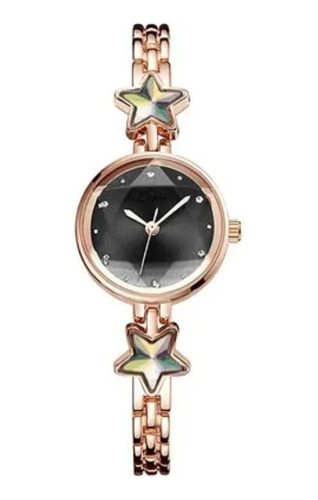 Reloj De Pulsera, Diseño De Estrellas, Para Mujer, Accesorio