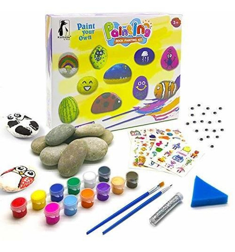 Koltose By Mash Rock Painting Kit Para Niños - Kit De Artes