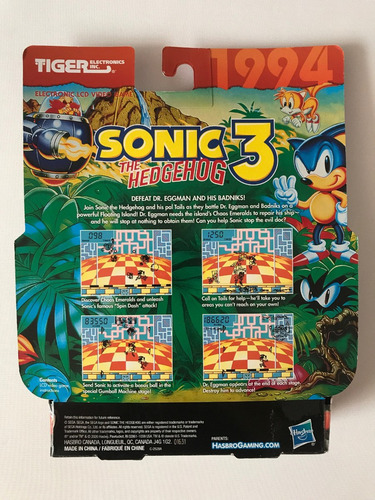 Sonic The Hedgehog Juego Game And Watch Tiger Electronics Lc (Usado)