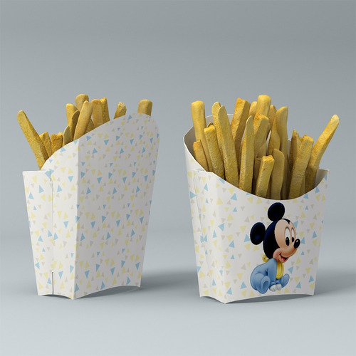 Imagen 4 de 9 de Kit Imprimible Mickey Bebé Editable (uso Personal)