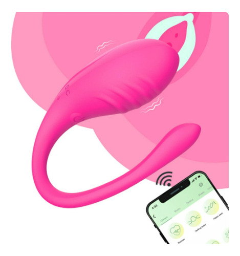 Estimulador Punto G Clítoris App Control Vibrador Silicona