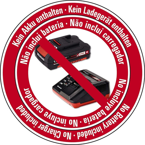Imagen 5 de 9 de Amoladora Angular Inalambrica Einhell Bateria 18v Brushless