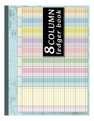 Libro: Libro De Contabilidad De 8 Columnas: Libro De Contabi
