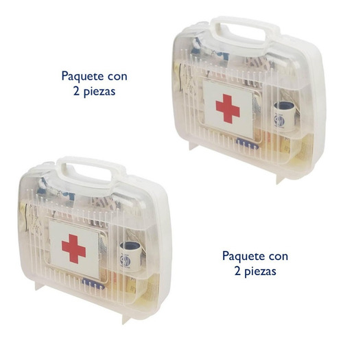2 Pack Botiquín De Primeros Auxilios Portatil Equipado