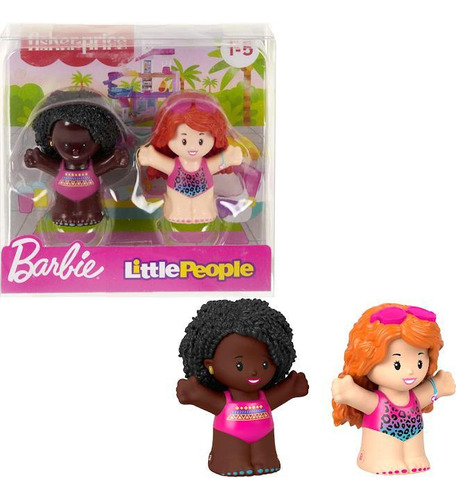 Mattel Barbie 2pack little people fisher price mattel Muñeca