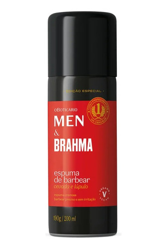 Espuma De Barbear Men E Brahma 190g