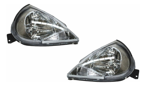 Faros Ford Ka Cromo 01 02 03 04 05 06 07 08 Par