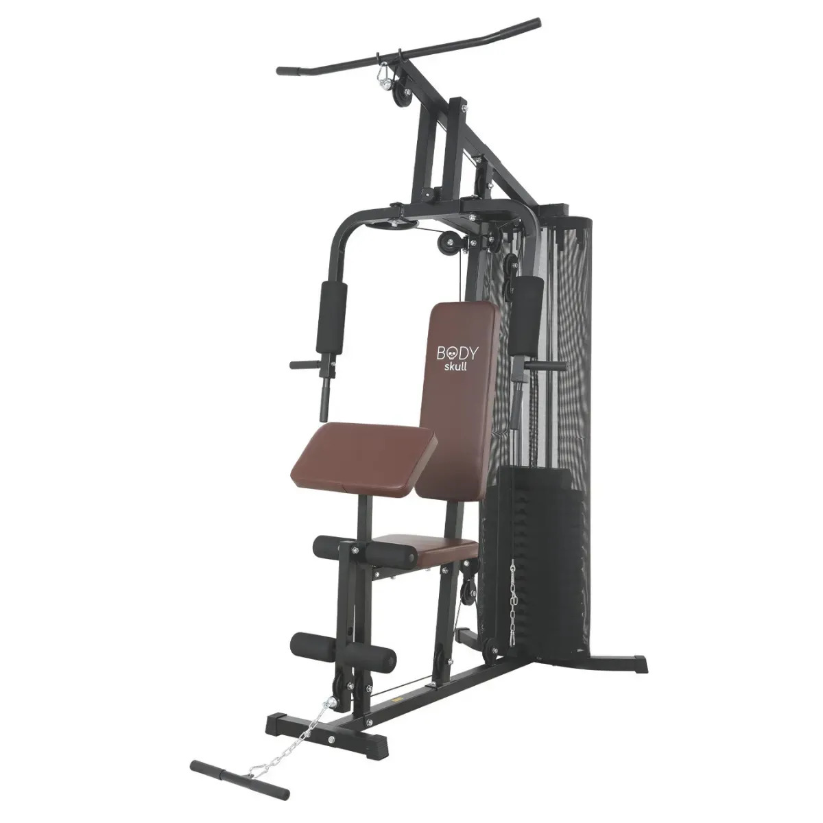 Multigimnasio Body Skull para Hogar con Pesas de 70 kg y Capacidad de 150 kg