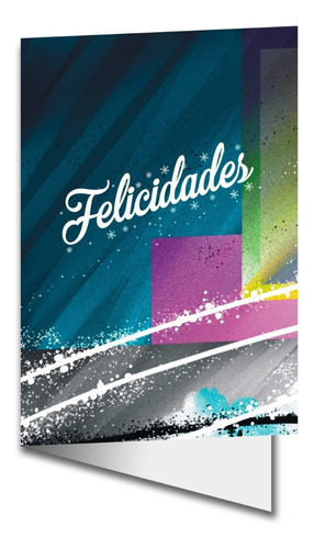 Felicidades Y Saludos 2 Postales Tarjeta Original Exclusiva