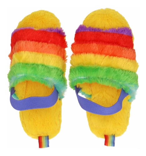 Pantufla De Colores Tejido Punto (unisex)